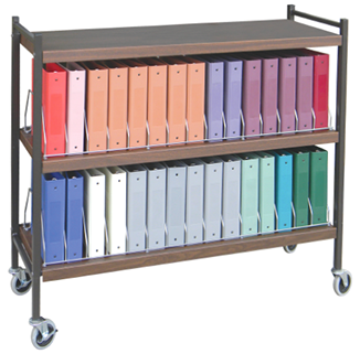 Large Vertical Open Chart Rack